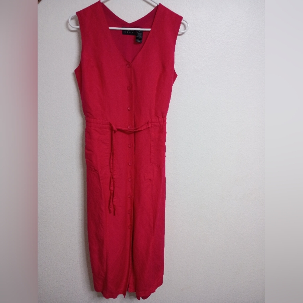 Liz Claiborne Vibrant Red Dress
